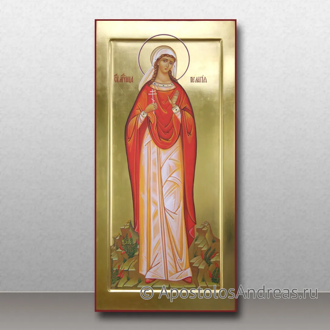 Икона Пелагия Тарсийская, дева, мученица, 2022 — образец № 1