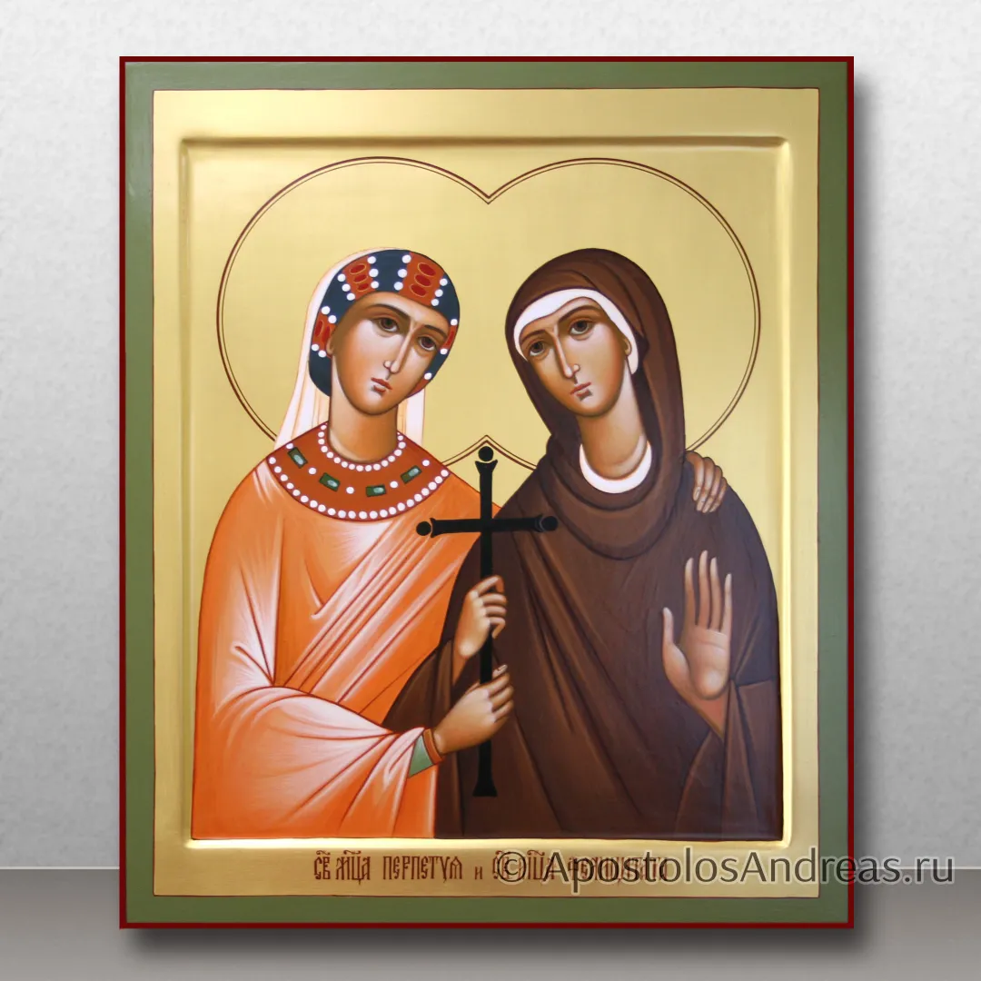 Икона Святые Перпетуя и Фелицитата Карфагенские, 33x40, 2025 — образец № 4