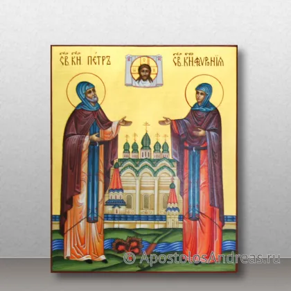 Икона Петр и Феврония Муромские, чудотворцы — миниатюра № 10