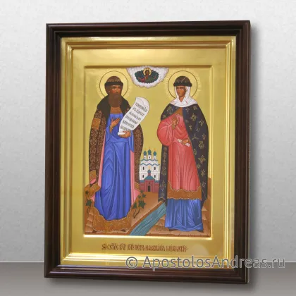 Икона Петр и Феврония Муромские, чудотворцы — миниатюра № 13