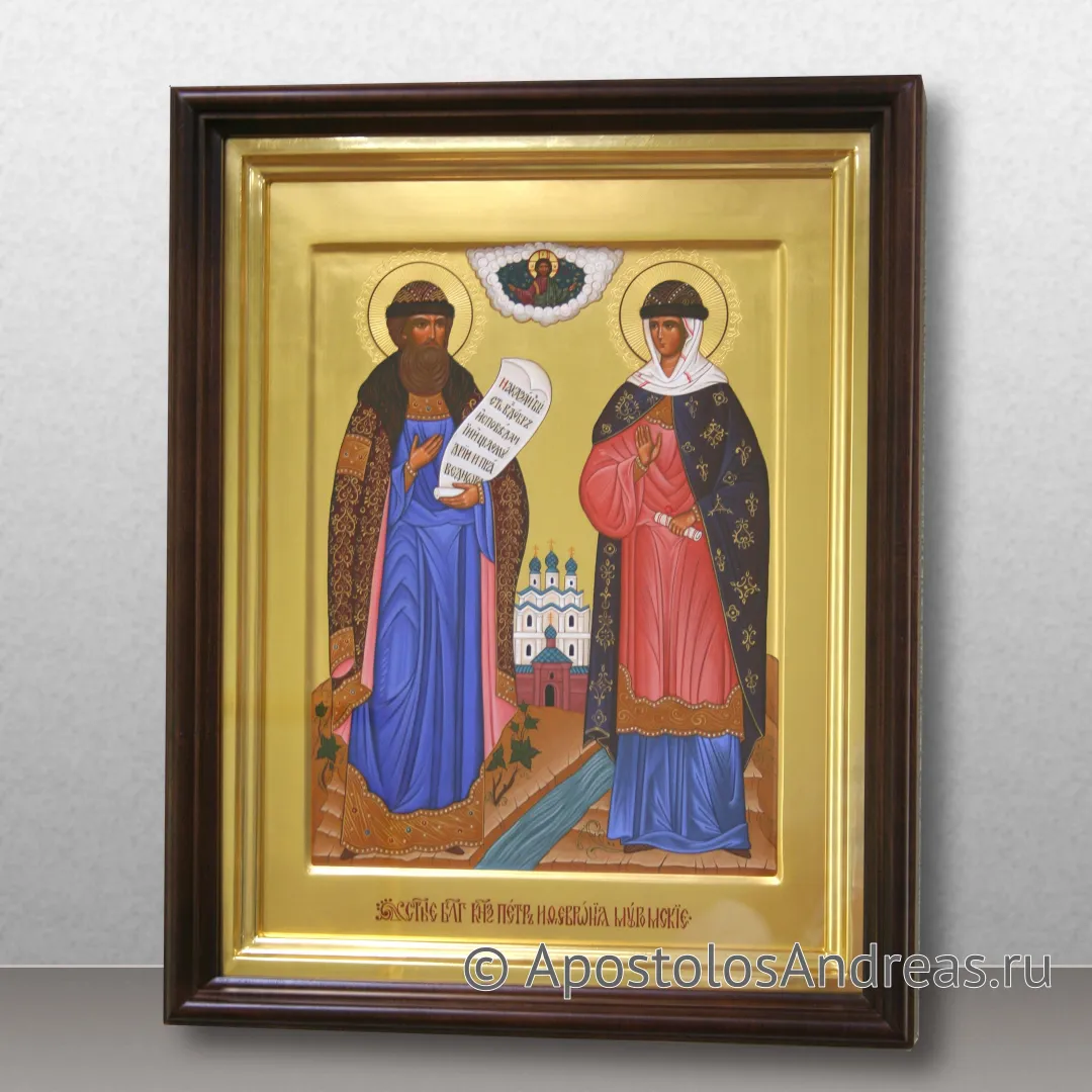 Икона Петр и Феврония Муромские, чудотворцы — образец № 13