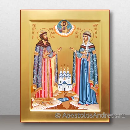 Икона Петр и Феврония Муромские, чудотворцы — миниатюра № 17