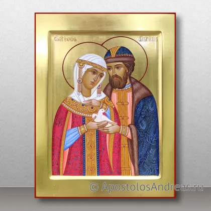 Икона Петр и Феврония Муромские, чудотворцы — миниатюра № 20