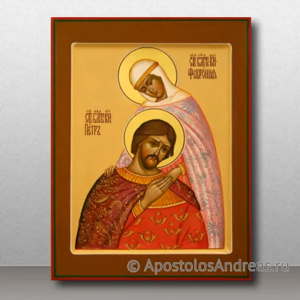 Икона Петр и Феврония Муромские, чудотворцы — миниатюра № 23