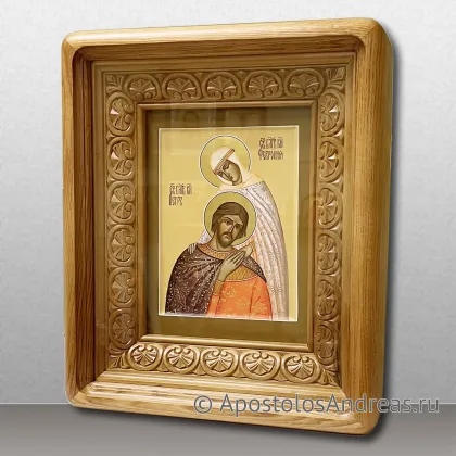 Икона Петр и Феврония Муромские, чудотворцы — миниатюра № 27