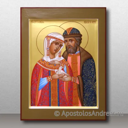 Икона Петр и Феврония Муромские, чудотворцы — миниатюра № 34