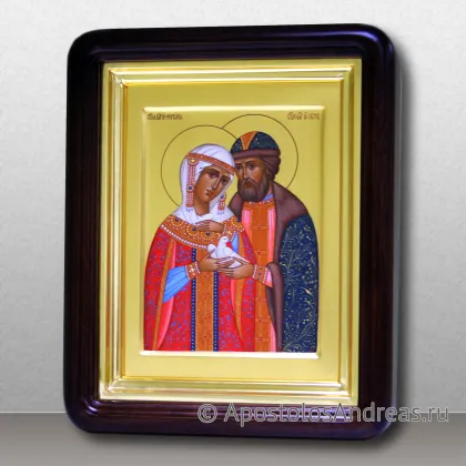Икона Петр и Феврония Муромские, чудотворцы — миниатюра № 35