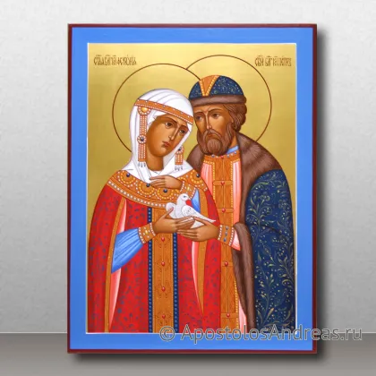 Икона Петр и Феврония Муромские, чудотворцы — миниатюра № 37