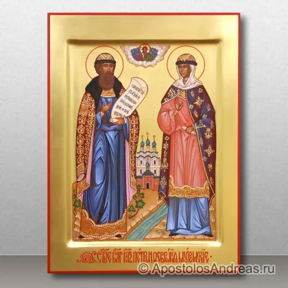 Икона Петр и Феврония Муромские, чудотворцы — миниатюра № 5
