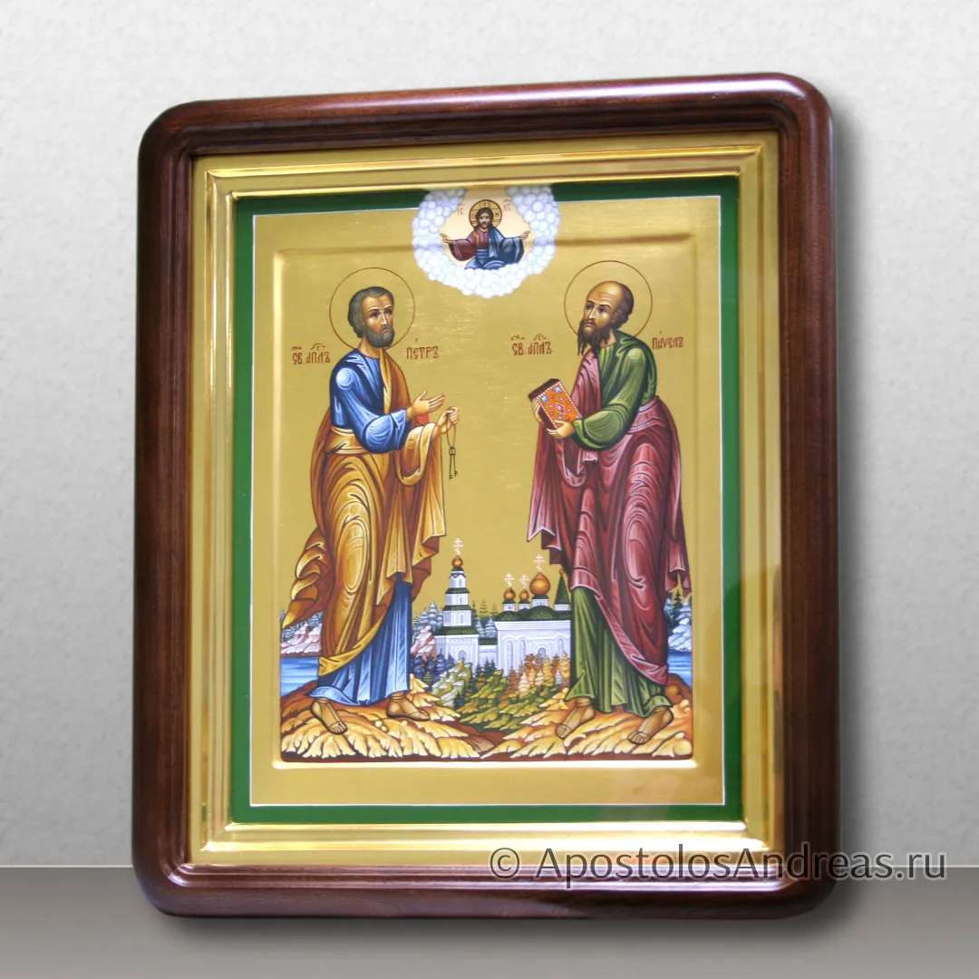 Икона Петр и Павел апостолы, 24х30, 2024 — образец № 9