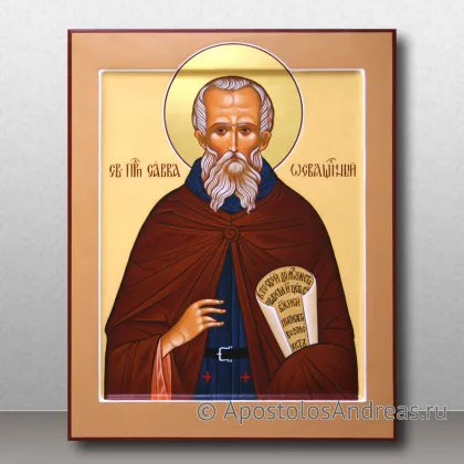 Икона Савва Освященный, преподобный, миниатюра № 3