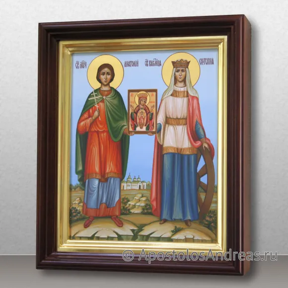 Рукописная икона Семейная икона #14