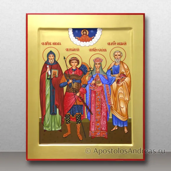 Рукописная икона Семейная икона #32