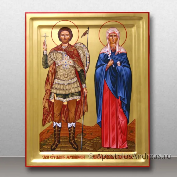 Рукописная икона Семейная икона #34