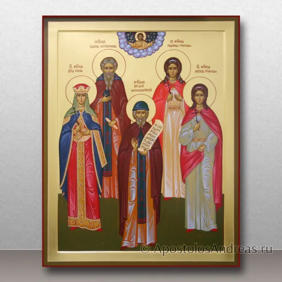 Рукописная икона Семейная икона #37