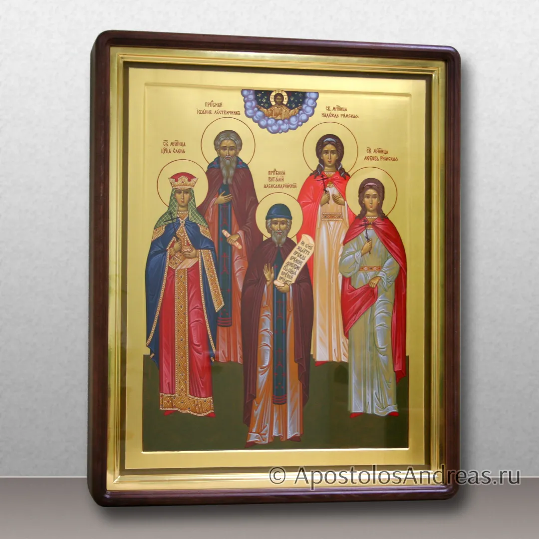 Икона Семейная икона #37, в киоте - 63х78, 2024 — образец № 2