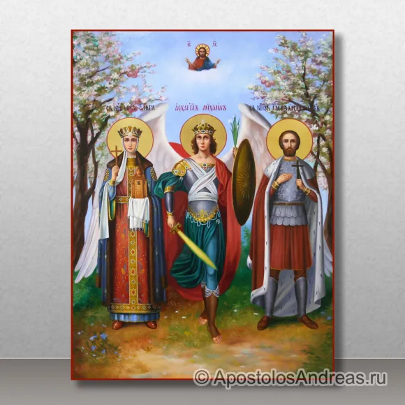 Рукописная икона Семейная икона #04