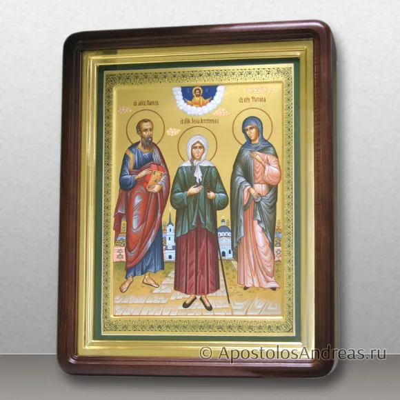 Рукописная икона Семейная икона #44
