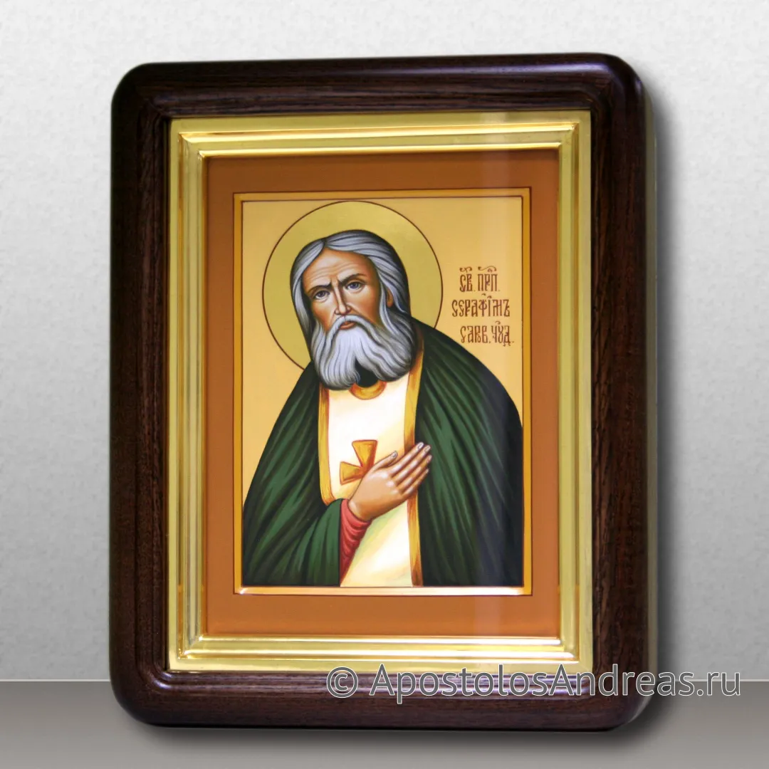 Икона Серафим Саровский, преподобный, 18х24, 2024 — образец № 19