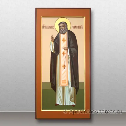 Ростовая икона Серафим Саровский (с золочением нимба) — миниатюра № 32