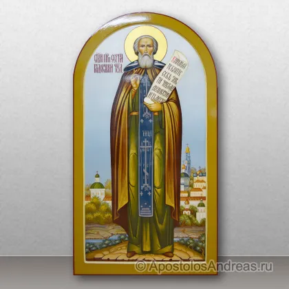 Икона Сергий Радонежский, преподобный, игумен, миниатюра № 1