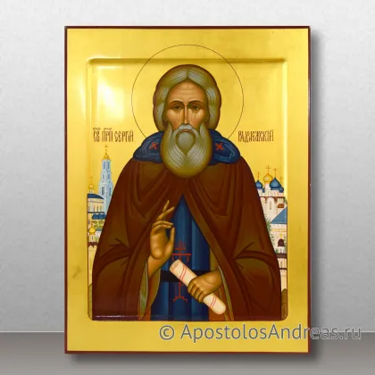 Икона Сергий Радонежский, преподобный, игумен, миниатюра № 14