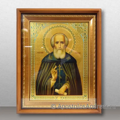 Икона Сергий Радонежский, преподобный, игумен, миниатюра № 15