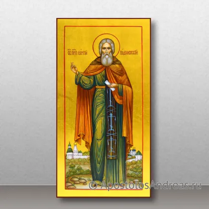 Икона Сергий Радонежский, преподобный, игумен, миниатюра № 19