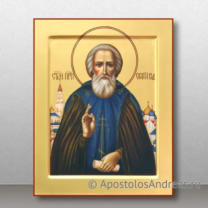 Икона Сергий Радонежский, преподобный, игумен, миниатюра № 20