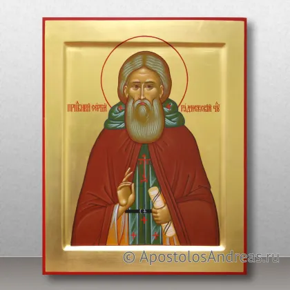 Икона Сергий Радонежский, преподобный, игумен, миниатюра № 22