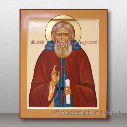 Икона Сергий Радонежский, преподобный, игумен, миниатюра № 23