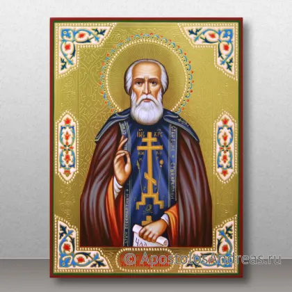 Икона Сергий Радонежский, преподобный, игумен, миниатюра № 24