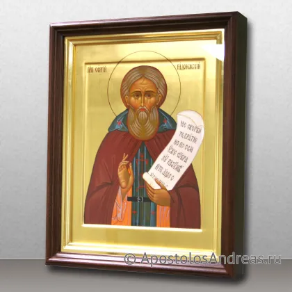 Икона Сергий Радонежский, преподобный, игумен, миниатюра № 26