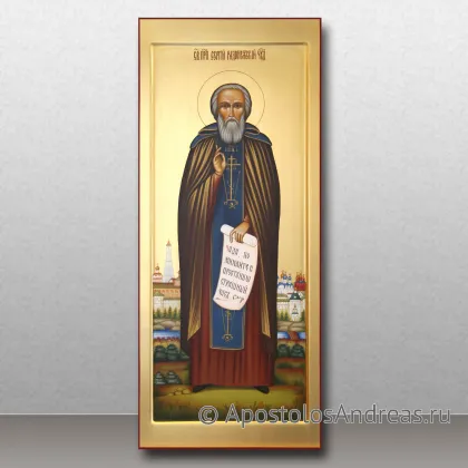 Икона Сергий Радонежский, преподобный, игумен, миниатюра № 28