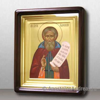 Икона Сергий Радонежский, преподобный, игумен, миниатюра № 29