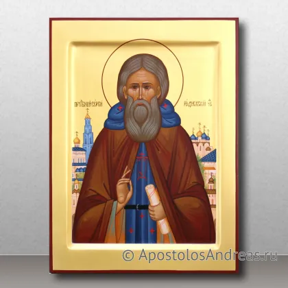 Икона Сергий Радонежский, преподобный, игумен, миниатюра № 30