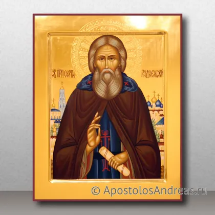 Икона Сергий Радонежский, преподобный, игумен, миниатюра № 36