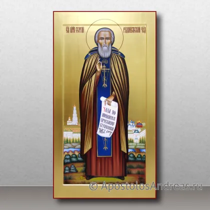 Икона Сергий Радонежский, преподобный, игумен, миниатюра № 39