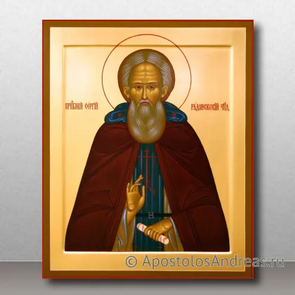 Икона Сергий Радонежский, преподобный, игумен, миниатюра № 43