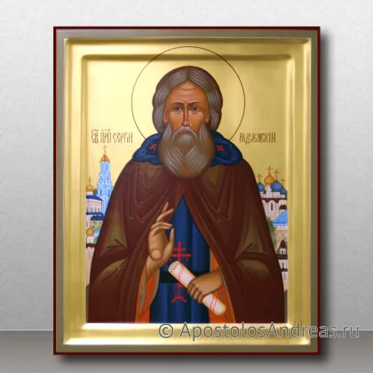 Икона Сергий Радонежский, преподобный, игумен, миниатюра № 44