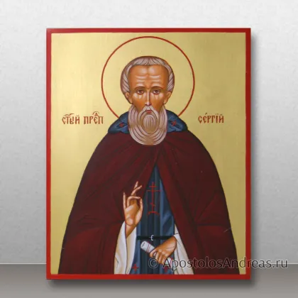 Икона Сергий Радонежский, преподобный, игумен, миниатюра № 52