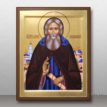 Икона Сергий Радонежский, преподобный, игумен, миниатюра № 57