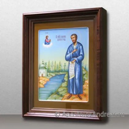 Икона Симеон Верхотурский (в киоте с мореной рамой) — миниатюра № 3