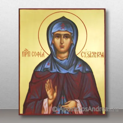 Икона София Суздальская, преподобная — миниатюра № 1