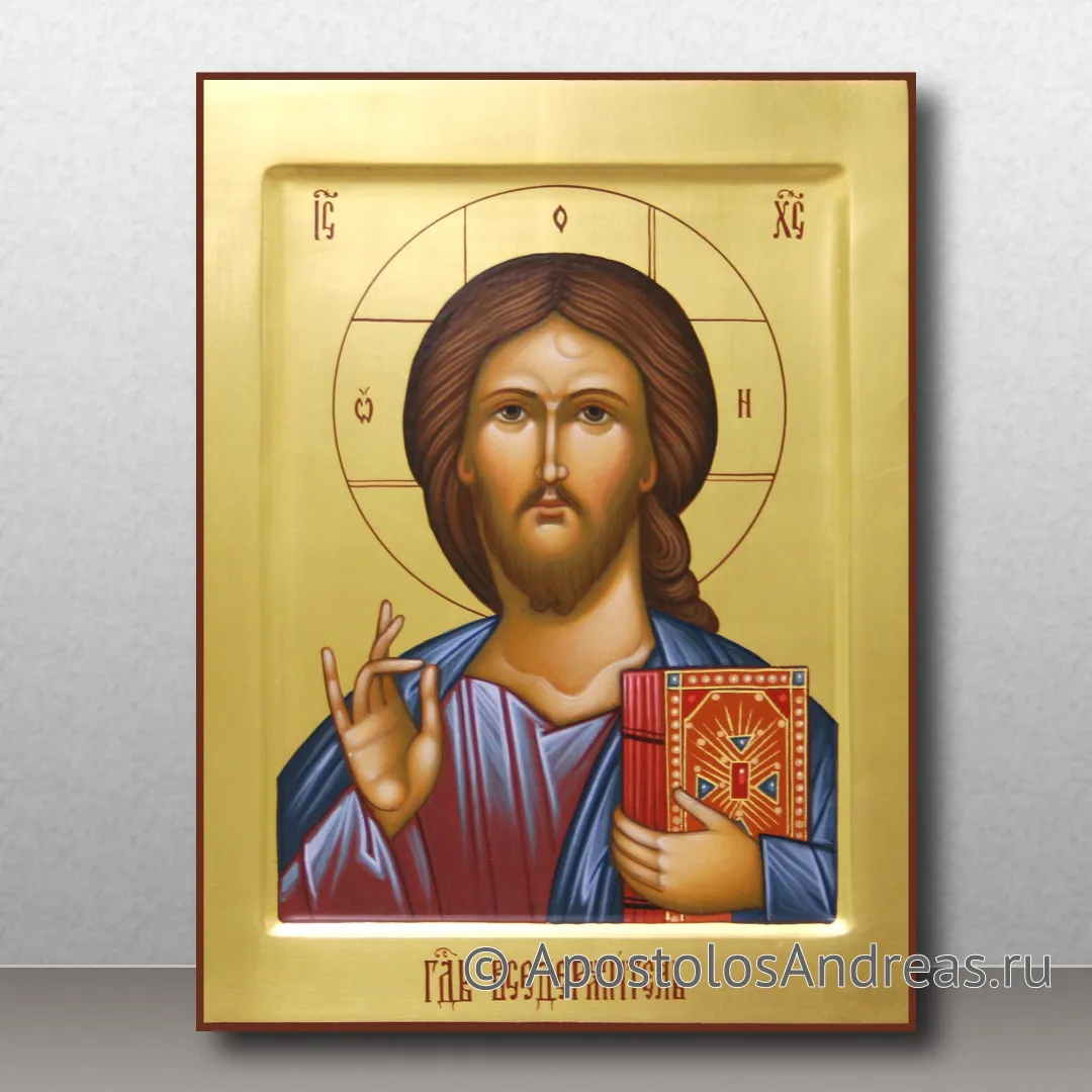 Икона Спаситель (оплечный), 24х30, 2024 — образец № 6