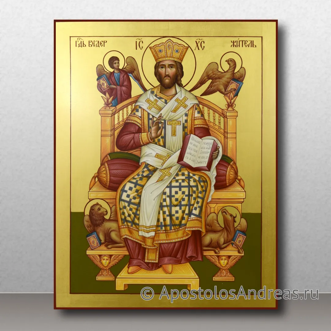 Икона Спас на троне, 30х40, 2022 — образец № 6