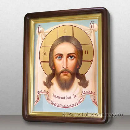 Икона Спас Нерукотворный в киоте (академическое письмо) — миниатюра № 39