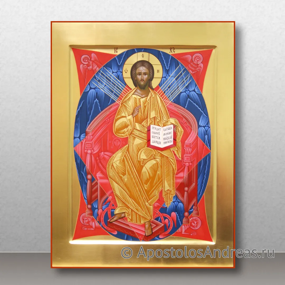 Икона Спас в силах на золоченом фоне, образец № 3