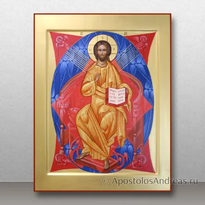 Икона Спас в силах на золоченом фоне, миниатюра № 5