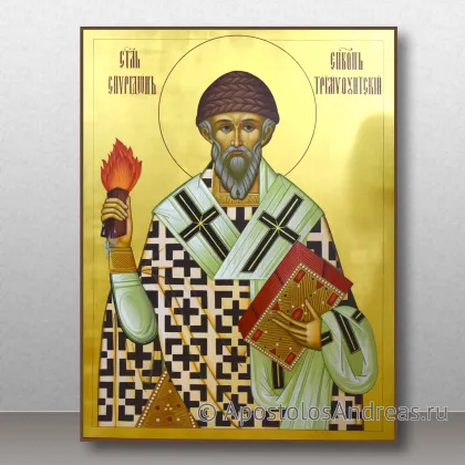 Икона Спиридон Тримифунтский, епископ, святитель — миниатюра № 10